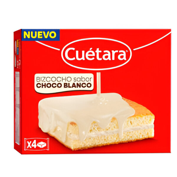 CUETARA SANDWICH WHITE 4 UDS.