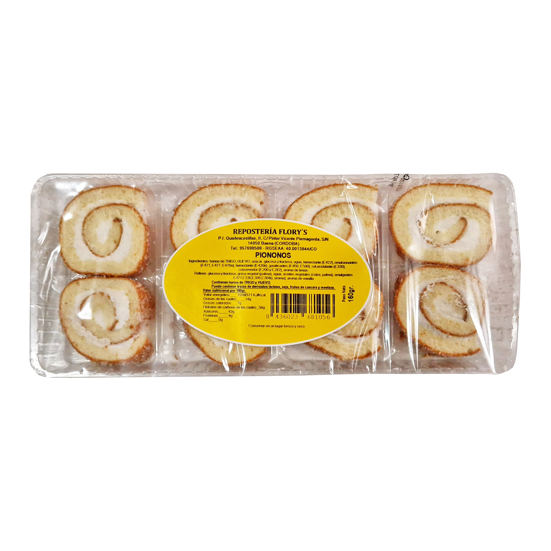 BANDEJA PIONONOS 160GRS