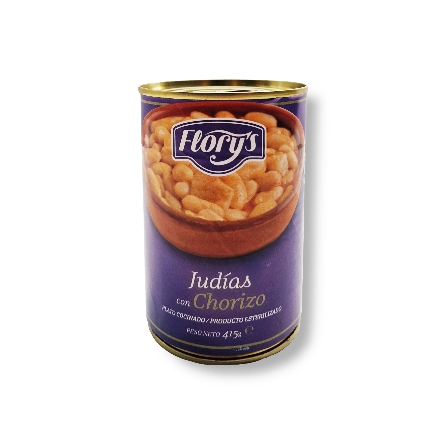 JUDIAS CON CHORIZO 1/2 KG