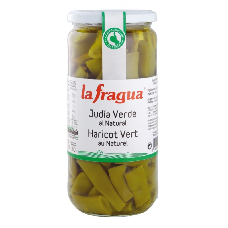 JUDIA VERDE ANCHA AL NATURAL TARRO-720