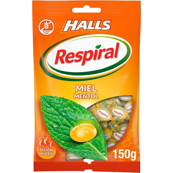 CARAMELO RESPIRAL MIEL 12UNDX150GRS