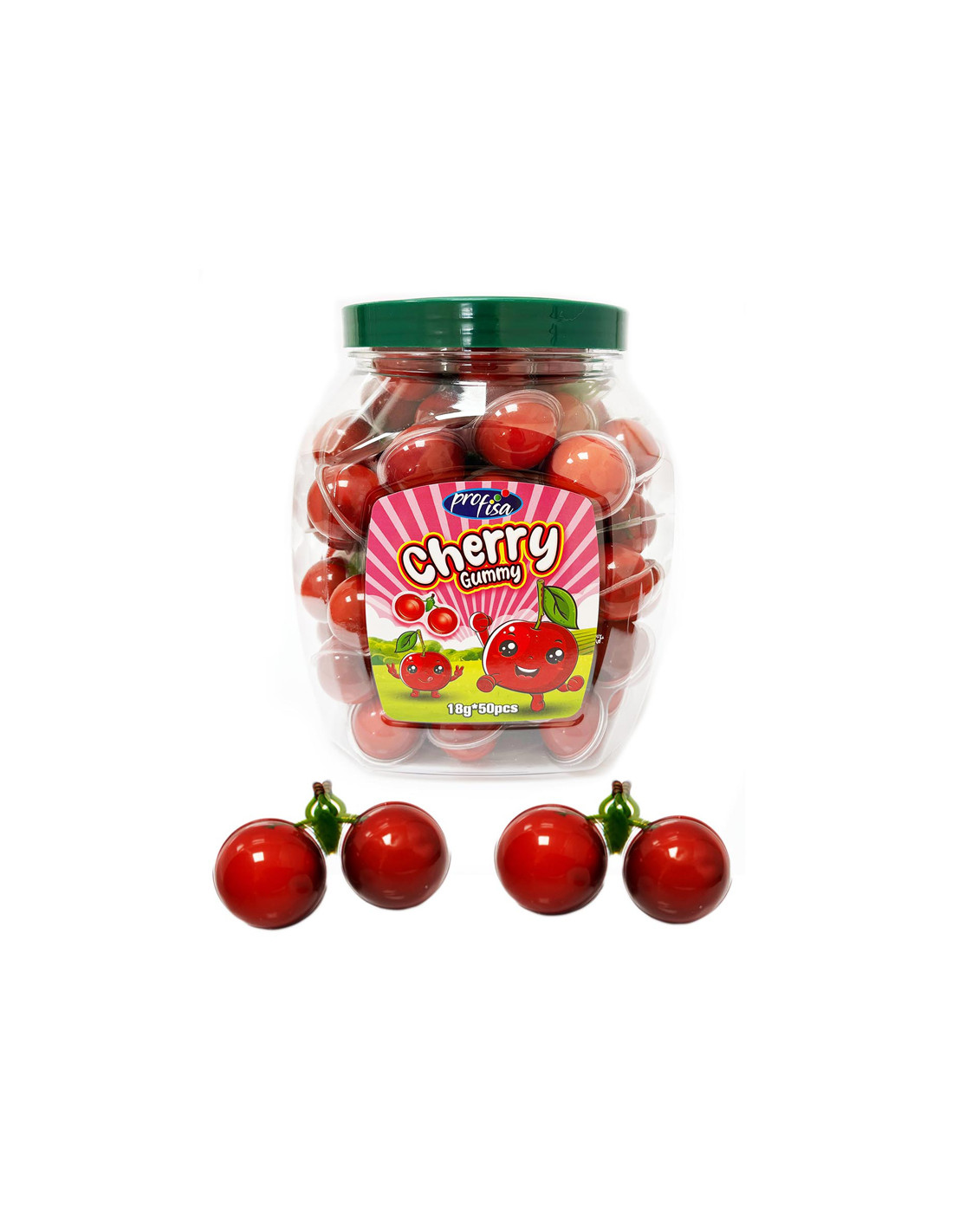 CHERRY JELLY GUMMY (6X50X18GR)