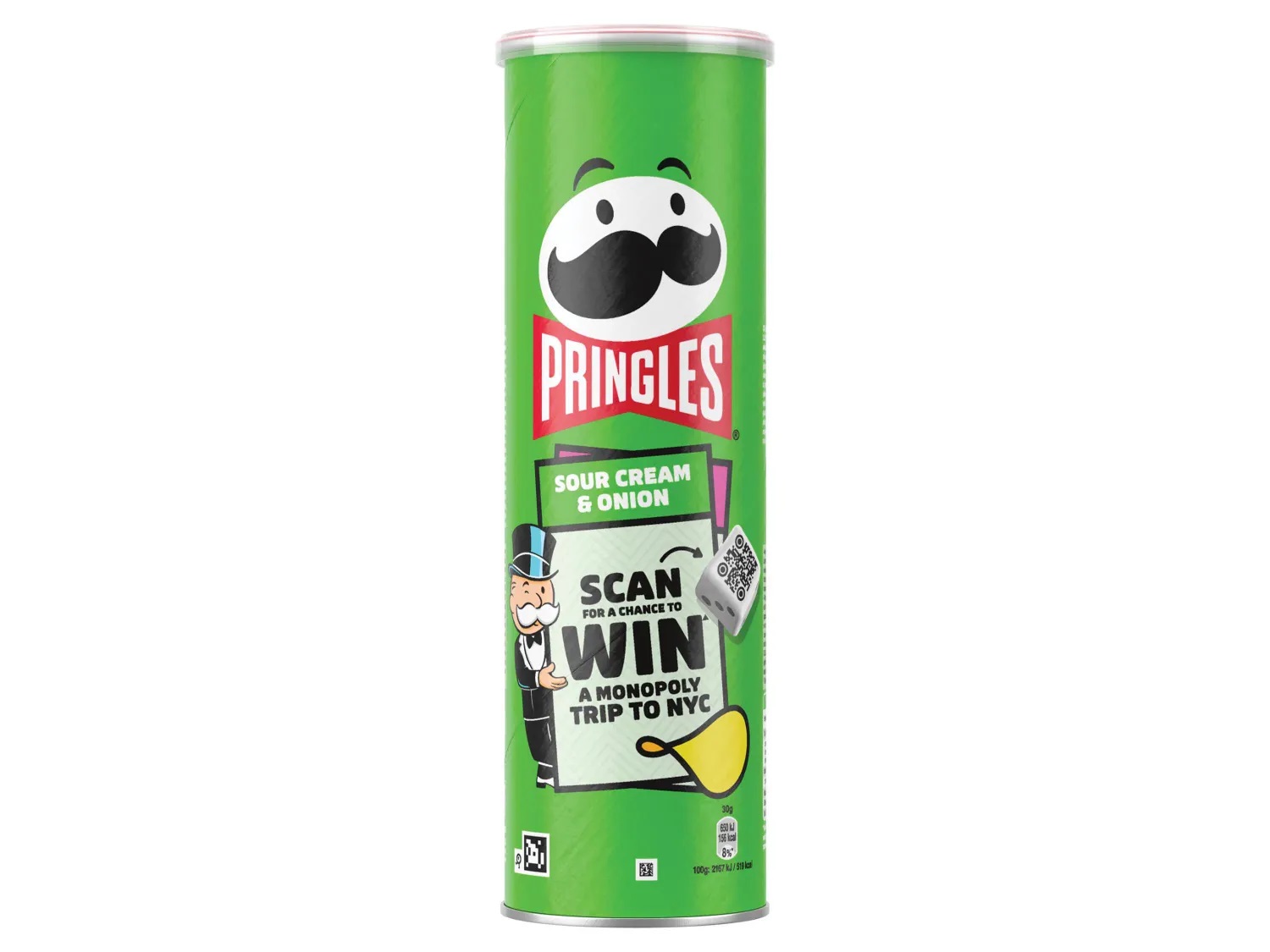 PRINGLES SOUR CREAM Y ONION 19X165G