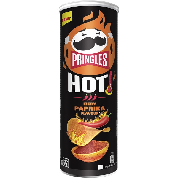 PRINGLES HOT PAPRIKA 19X165G