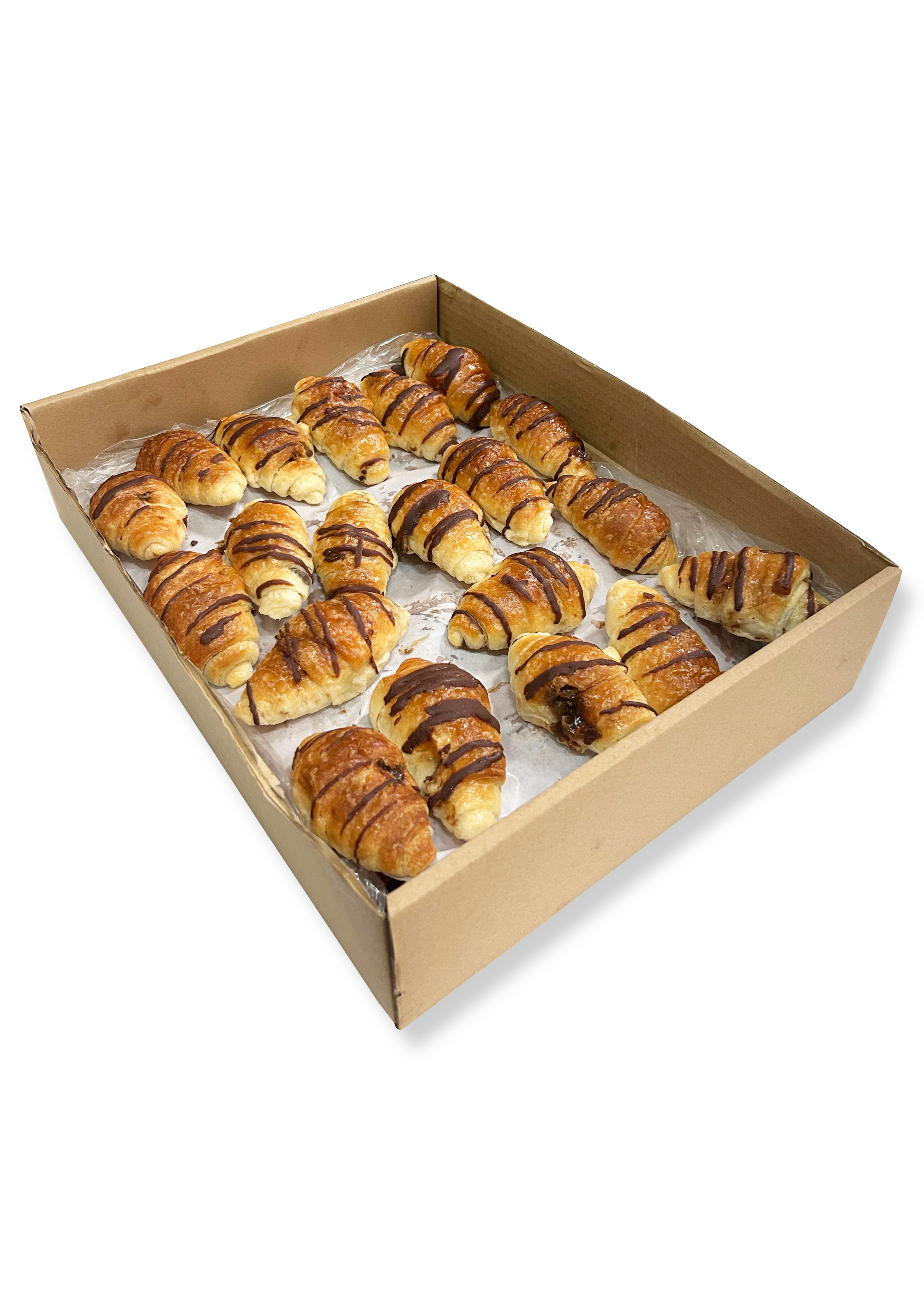 MINI CROISSANT CHOCO RAYADO 2KG S/EN
